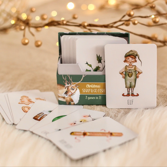 CHRISTMAS SNAP & GO FISH (2 CARD GAMES IN 1)
