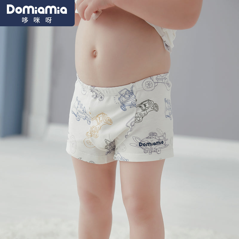 domiamia 婴幼儿男童针织平角内裤-环车游记